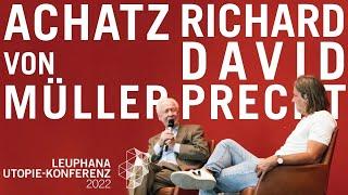 Krise und Utopie - Richard David Precht und Achatz von Müller auf der Utopie-Konferenz 2022