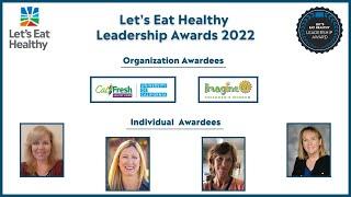 Let's Eat Healthy Leadership Award 2022