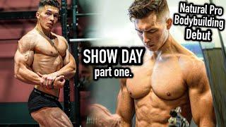 National Pro Bodybuilding Debut | SHOW DAY PART 1