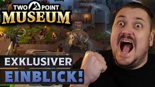 Exklusives Gameplay! Wir dürfen Two Point Museum spielen!!!