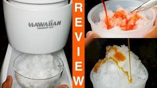 Hawaiian Shaved Ice S900A Electric Shaved Ice Machine Review