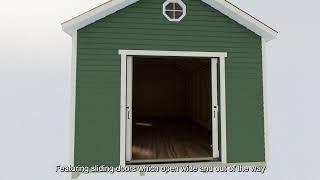 Best Barns South Dakota Wood Shed Walk Through