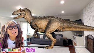 Soso's Dinosaur Adventure: Catching the Most Powerful Dinosaurs! (T-Rex, Spinosaurus, & More!)