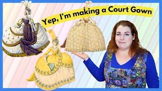 I'm making the most ridiculous historical fashion ever -- an English Regency Court Gown