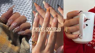 AESTHETIC FALL NAIL DESIGNS