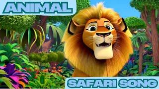 Animal Safari Song | Sing & Dance For Toddlers | Animal Nursery Rhyme Kids | MilkyMooTV