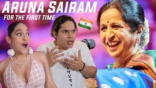 The Music of India| Waleska & Efra react to Genius of Carnatic Vocals - Aruna Sairam