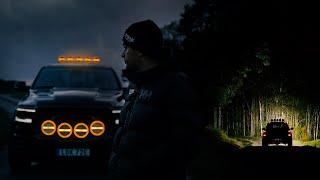 NIGHT DRIVE - DODGE RAM PICKUP TRUCK MAXIMIZED WITH LIGHTING NEWS  - PRODUCT VLOG