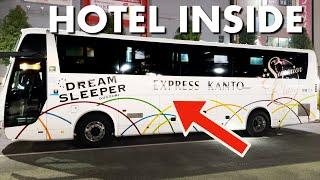 Overnight Capsule Hotel Bus in Japan 