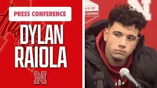 Nebraska football QB Dylan Raiola reacts after Nebraska’s 13-10 loss at Iowa I HuskerOnline I GBR