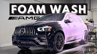 Dirty GLE63s AMG Foam Wash - Mercedes Benz Auto Detailing (Satisfying ASMR)