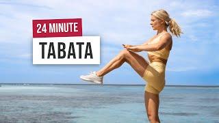 24 MIN TABATA HIIT Full Body - Super Sweaty Workout - No Equipment, No Repeat, Home Workout