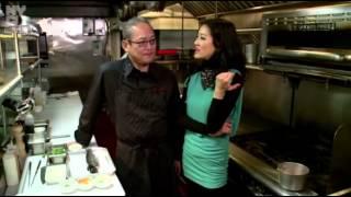 Chef Morimoto talks with Kelly Choi