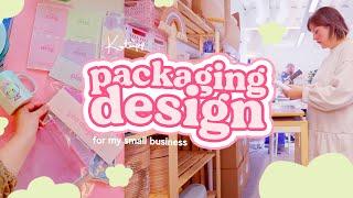 STUDIO VLOG  Designing new branding & packaging for my small business ready for wholesale