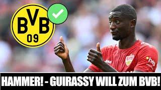 HAMMER! GUIRASSY ENTSCHEIDUNG FÄLLT AUF BVB! | BREAKING TRANSFER NEWS!