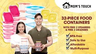 Mom's Touch 32-Piece Food Container Set | Shop TV