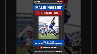 Get the inside scoop about Malik Nabers’ special #Giants practice on #talkinballwithpatleonardlive!