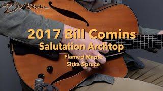 Dream Guitars - 2017 Comins Salutation Archtop, Flamed Maple & Sitka Spruce #archtop #guitardemo