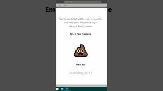 Pile of Poo Emoji #microsoftword #technologist17