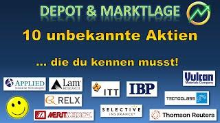 10 unbekannte Top-Aktien... die Du kennen musst! | #ITT #RELX #reuters #technoglass #lamresearch