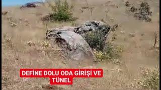 DEFİNE DOLU ODA VE TÜNELLERİ GÖSTEREN OLUKLAR