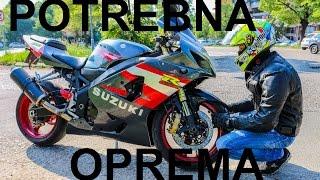 Potrebna oprema pre voznje Motora - Srpski MotoVlog 2017