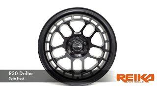 REIKA WHEELS | R30 DRIFTER - SATIN BLACK