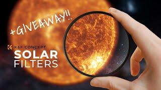 These LENS FILTERS are FIRE!  K&F CONCEPT SOLAR ND Filters + GIVEAWAY