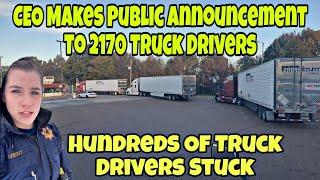 Breaking News! Major Distribution Shutdown Today! Hundreds Of Truck Drivers Stuck! Share Now