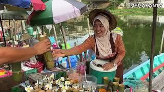 THAI Street Food Tour at Klonghae Floating Market ! Hat Yai, Thailand