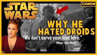 Why He HATED Droids: (CANON) Star Wars Explained - Wuher