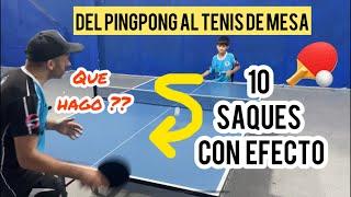 Mejora Tu Juego con Estas 10 Técnicas de Saque de Tenis de Mesa