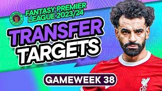 MY FPL GW38 TRANSFER TARGETS | Best One Week Punts!  | Fantasy Premier League 2023/24