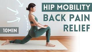 10 min Hip Mobility & Back Pain Relief Home Exercises