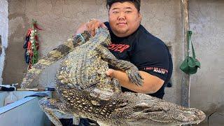 Houge bought a crocodile for 2000 yuan and braised its whole body, but he dared not to eat it