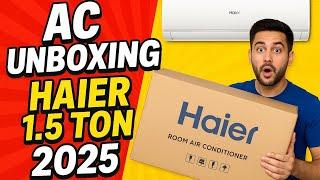 Haier ac 1.5 ton Unboxing
