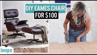 DIY EAMES LOUNGE CHAIR // how to build an armchair from scratch