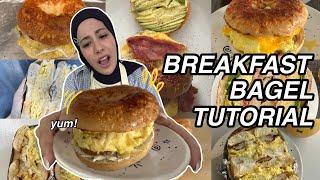 the BEST BREAKFAST BAGEL RECIPE (yumyum in my tumtum)