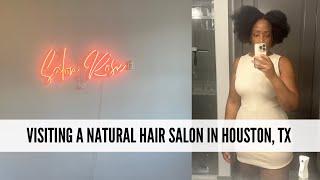 MY NATURAL HAIR SALON EXPERIENCE IN HOUSTON, TEXAS!: Salon Rose Houston Texas