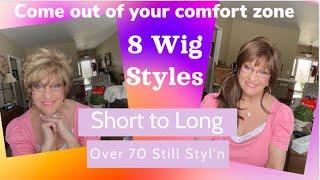 8 Wig Styles/Different Lengths and Colors/ Come OUT Of Your Comfort Zone Try Something  Different