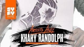 Khary Randolph Sketches Mosaic (Artists Alley) | SYFY WIRE