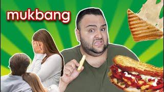 BOL KAŞARLI OLAN TOST DEĞİL İLİŞKİLERİNİZ! ALDATILMA MUKBANG