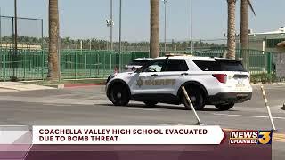 Coachella Valley High School given all clear after bomb threat