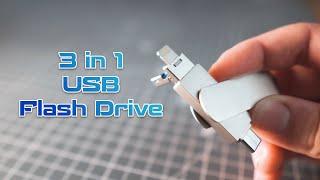 64 GB of Awesome: Unboxing and Reviewing the 3-in-1 USB Flash Drive