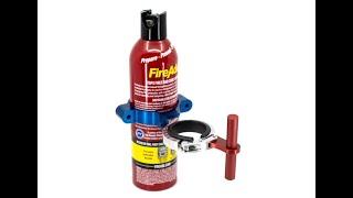 Easy Release Fire Extinguisher System