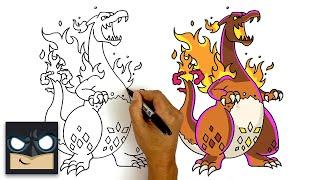 How To Draw Gigantamax Charizard | Pokemon Sword and Shield