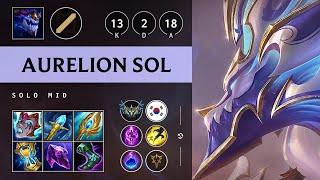 Aurelion Sol Mid vs Nasus: Legendary - KR Challenger Patch 14.17