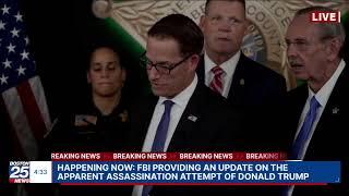 WATCH LIVE: FBI providing an update on the apparent assassination attempt of Donald Trump