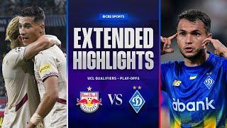 Salzburg vs. Dynamo Kyiv: Extended Highlights | UCL Qualifiers - Play-offs | CBS Sports Golazo