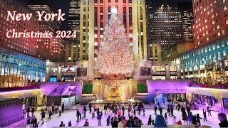 NYC Christmas - Best Places to Visit in New York City at Christmas 2024 Walking Tour